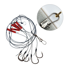 Rivers Fishing Hooks Herring Fishing Hooks Size 1 Black