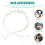 Bridal Crown Wedding Hair Accessory Silver Metal 1pack 6