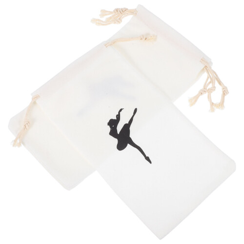 4 pezzi sacchetti carini per balletto e scarpe danza con coulisse