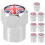 8Pz Valvola Pneumatico Auto Stile Uk Acciaio Resistente 1