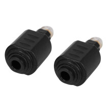 4 Pakken Optische 3,5 mm Vrouwelijke -Jackplug Naar Digitale Toslink M Audio-Adapter