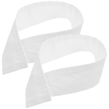 2Pz Colletto Staccabile Bianco in Tessuto Anti Sporco Per