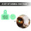 100Pièces Identifiants Oreilles Animaux Tpu Vert Pour 4
