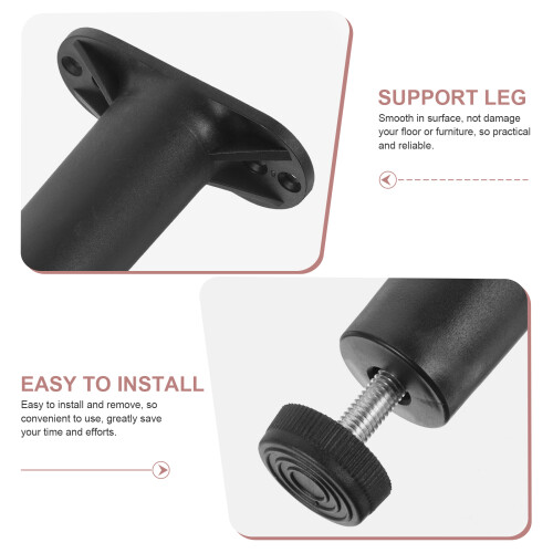 Replacement Legs For Bed Frame Rectangular 4pcs 7.1x3.5x1.5in 2