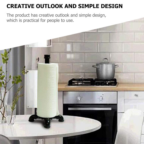 porte-papier vertical vintage avec support décoratif rouleau 2