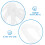 4Pcs White Plastic Flagpole Fixing Buckles Nylon Flag Mounting Hooks 4