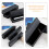 6Pcs Fountain Pen Gift Boxes Black Small Pen Display Organizer Cases 5