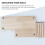 10 pcs christmas wooden nutcracker ornaments xmas tabletop decor 3