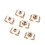 6Pcs Multi Color Earrings Stoppers Lightweight Durable Ear Backs Set 6
