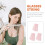 3Pcs Pink Bath Scrubbers Polyester Fiber Back Exfoliating Towels 5