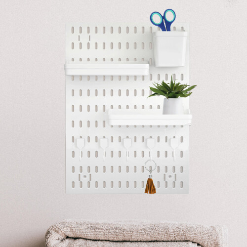 Diy Storage Hole Board Pegboard Organizer For 1set 2