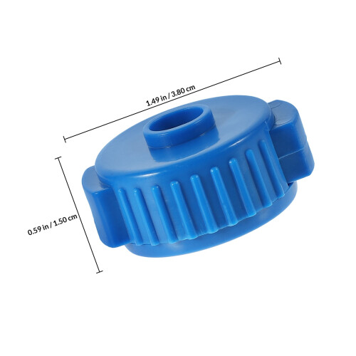 5Pcs Blue Plastic Cymbal Quick Release Nuts Durable Drum Fixing Parts 1