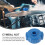 5Pcs Blue Plastic Cymbal Quick Release Nuts Durable Drum Fixing Parts 5