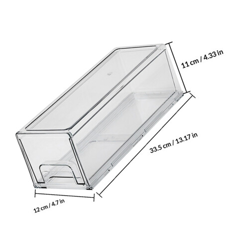 Refrigerator Organizer Bins Fridge Storage Containers Box Lockable 1