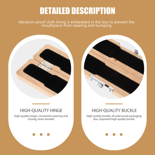 1Pièces Étui Tête Flûte Enérable Kaki Accessoire Portable 2