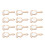 12Pcs Handcrafted Kids Mini Mirrors Unfinished Craft Accessory 9