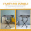 2Sets Sturdy Black Iron Keyboard Stand Universal Adjustable Piano Rack 3