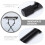 2Sets Sturdy Black Iron Keyboard Stand Universal Adjustable Piano Rack 6
