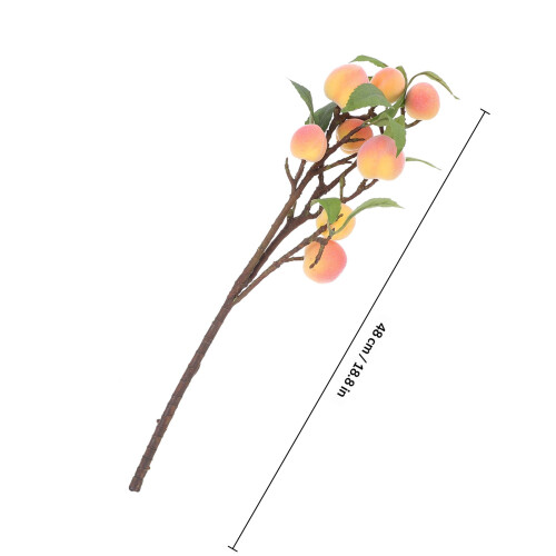 2Pièces Branches De Artificielles Roses En Mousse Décoratives 1