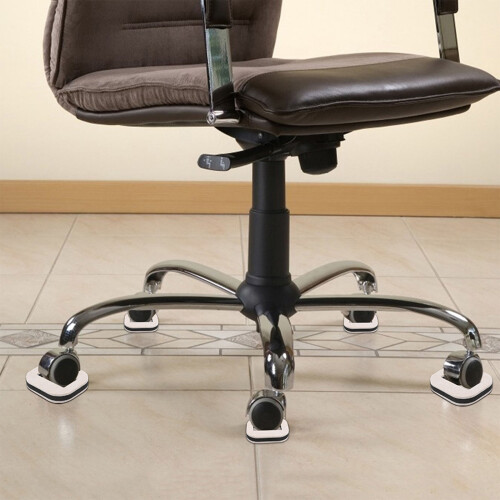 5 embouts en feutre pour roulettes de chaise de bureau 1