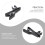 10Pièces Clips Microphone Collier Fer Noir Pour Ktv Et Spectacles 4