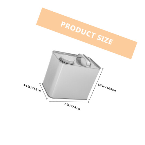 Food Storage Tea Container Iron 1pcs 7.0*5.7*4.4in 1