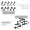 10Pièces Clips Microphone Collier Fer Noir Pour Ktv Et Spectacles 5