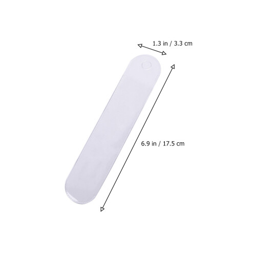 25Pièces Étui Stylo Transparent Plastique Robuste Simple 1