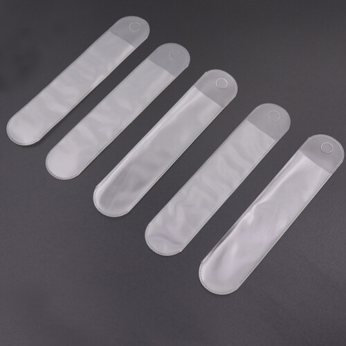 25Pièces Étui Stylo Transparent Plastique Robuste Simple 2