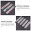 25Pièces Étui Stylo Transparent Plastique Robuste Simple 6