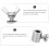 8Pièces Accessoires -Câble Argent Pour Câble Cordage 4