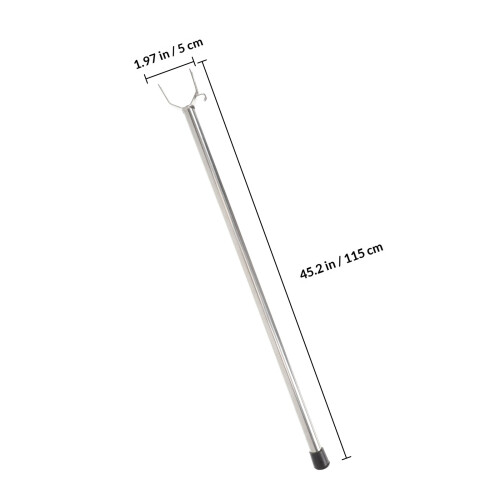Telescopic Clothes Rail Extendable Washing Line Adjustable Rod 1