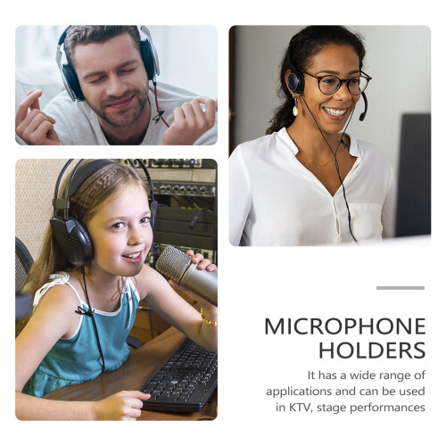 10Pièces -Micros En Fer Noir, Pour Ktv Et Performances Scéniques 2
