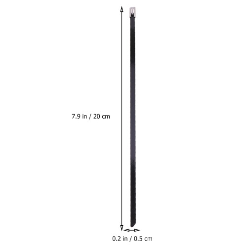 100set Cable Ties With Rounded Edges For 4.6x200mm 1