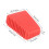 4 Pcs Replacement Rubber Ladder Feet Covers Foot Pads Topper Cap Red 2