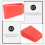 4 Pcs Replacement Rubber Ladder Feet Covers Foot Pads Topper Cap Red 5