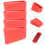 4 Pcs Replacement Rubber Ladder Feet Covers Foot Pads Topper Cap Red 7