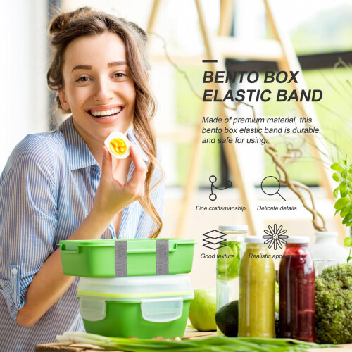 6Pièces Bande De Maintien Lunchbox Écologique Simple 2