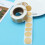 Kraft Paper Adhesive Labels Khaki 6 Rolls Present Wrapping 3