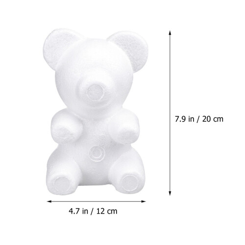 3 pièces d'ours de modelage, décoratifs pour mariage 1
