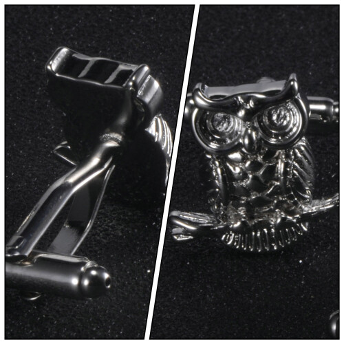 1Paire Accessoires Manchette Argent Cuivre Qualité Premium 2
