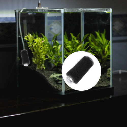 2Ensembles Protectrice Coton Filtre Aquarium Noir 2