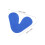 1Set Comfortable Blue Nylon Polyester Nose Pad for Glasses Use 2
