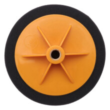 6pcs 6 Inch/15Cm Car Polishing Waxing Pad Sponge M14 Wheel Polishing Waxing Pad Kit Tool for Car Polisher Black