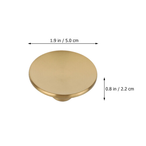 4Pcs Golden Pot Lid Knobs Compact Replacement Lid Handles 1