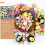 200 Pezzi Uova Di Miniatura In Schiuma Colorate Decorative 5