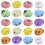 200 Pezzi Uova Di Miniatura In Schiuma Colorate Decorative 7