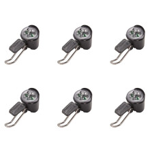 6X E-Bike LED-Scheinwerfer 6V 12V 24V 36V 48V 60V Fahrradlicht Wasserdichter Frontscheinwerfer Wasserdichter Anschluss (2 Stifte)