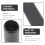 4Pcs Violin Bow Grip Rubber Replacement Easy Use Black for Practice 4