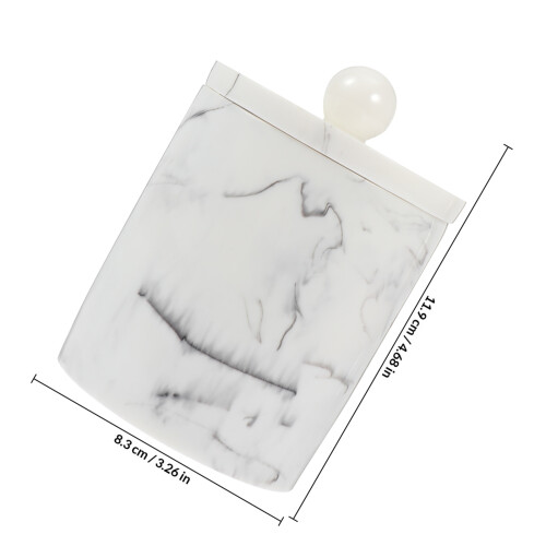 Boîte De Rangement En Veines Pour Cure-Dents Coton 1